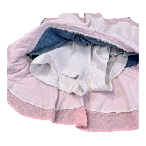 90s Y2K Cottagecore Girls Sz 8 Candies Denim Ruffle Skirt VTG - Picture 6 of 8