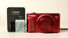 Canon PowerShot SX720 HS Red 20.3MP 40x Zoom Digital Camera Tested from Japan