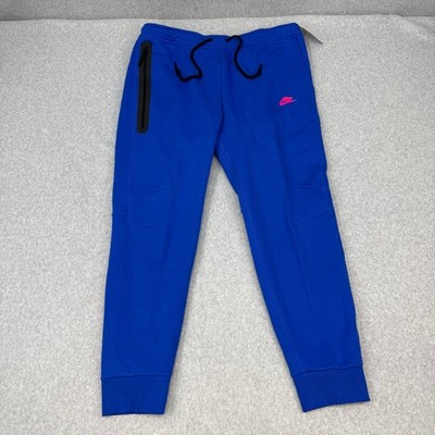 Nike NSW Tech Fleece Jogger Pants Men's XXL Pink Royal Blue FZ4710-480 