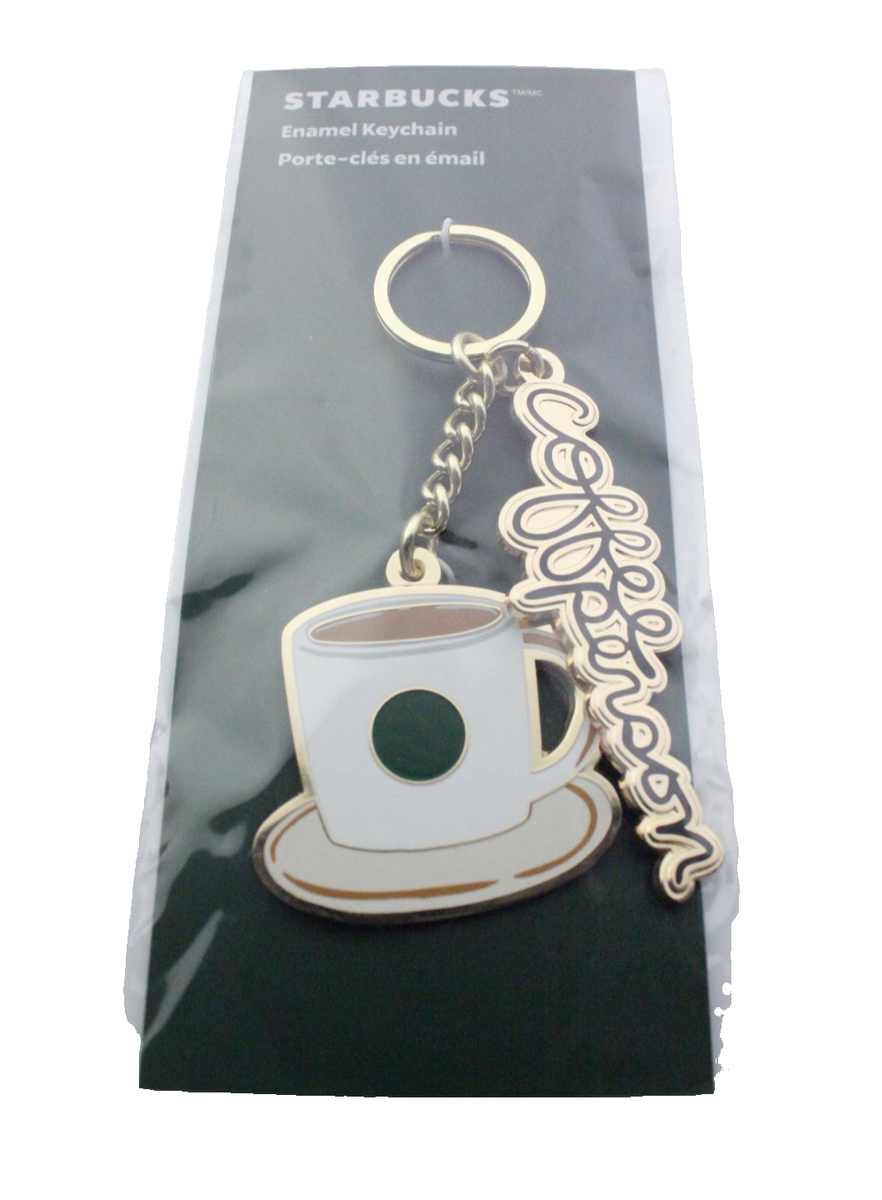 Starbucks キーホルダー カップ ストラップ Starbucks COFFEE PERSON & CUP Keychain Bag Charm Enamel - 2025