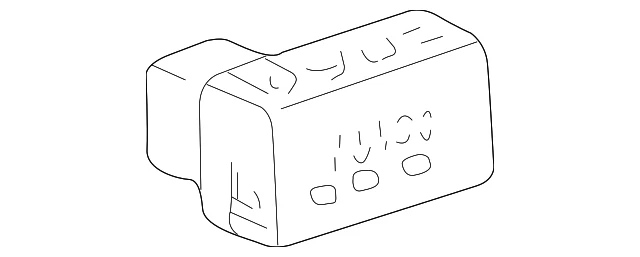 Conjunto de reloj digital Toyota 4Runner 96-02 - pieza OEM # 83910-26020 Foto 2 de 3