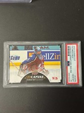 2021 Upper Deck Clear Cut Patrick Roy Canvas Red Signature 3/3 PSA 10