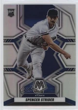 2022 Panini Mosaic Rookies Silver Prizm Spencer Strider #206 Rookie RC uk2