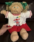 Vintage Cabbage Patch Kids Girl Green Eye Sandy Blonde Hair HM 2 Factory OK