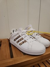 Adidas Grand Court 2.0 Kidsc Youth Tennis Shoes White IG1187