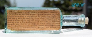 Antique Shaker BELIEVERS Society Dr HAMBLIN's PAIN PANACEA Curative Syrup