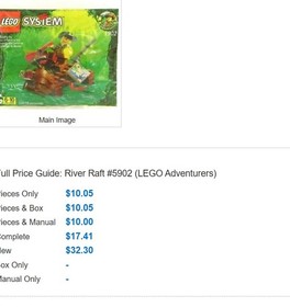 LEGO Adventurers: River Raft (5902)
