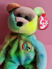 Teddy Bear Plüsch Peace  ty Beanie Babies 19...