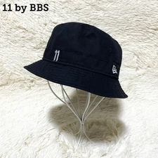 11 by BBS×NEW ERA Bucket Hat L Black Logo Embroidery
