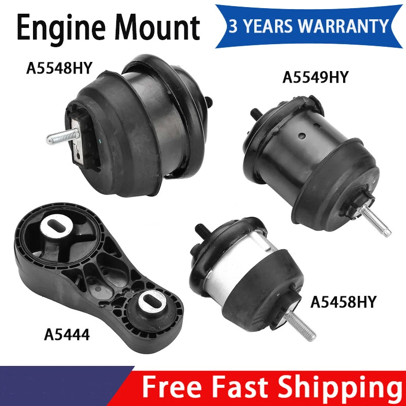 Montaje de motor 4 piezas A5444 A5458HY A5548HY A5549HY para Chevrolet Traverse 2009-2017 Foto 2 de 4