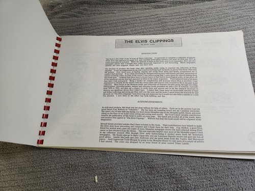 The Elvis Clippings Spiral Bound Paper Book newspaper clippings magazines - Picture 5 of 5