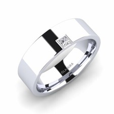Glamira Men's 950 Platinum Ring Silent Approval Range - RRP £3025