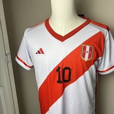 2022 Original JERSEY PERU ADIDAS - FPF Home Soccer Official Size Medium