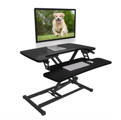 FLEXISPOT 28'' Height Adjustable Home Office Desk Converter Computer Desk Riser