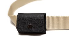 AirPods 1st 2nd Gen Belt Pouch Case Handmade Vegan Felt Earbuds Holder Snap