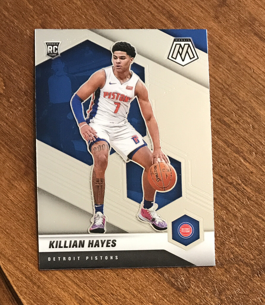 Killian Hayes 2020-21 Mosaic Base Rookie #222 Detroit Pistons RC