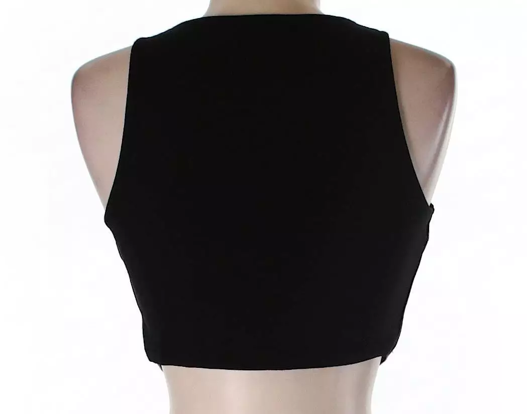 NWT Bailey 44 Talk to Me Faux Leather Crop Top Size Medium eBay
