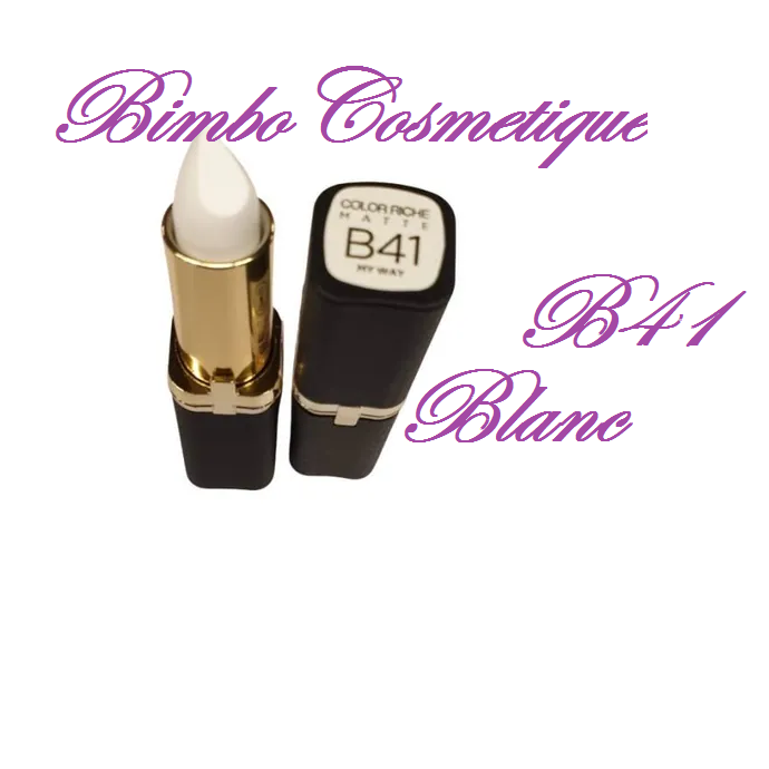 L Oreal Rossetto Color Riche Matte Opaco B41 Bianco My Way