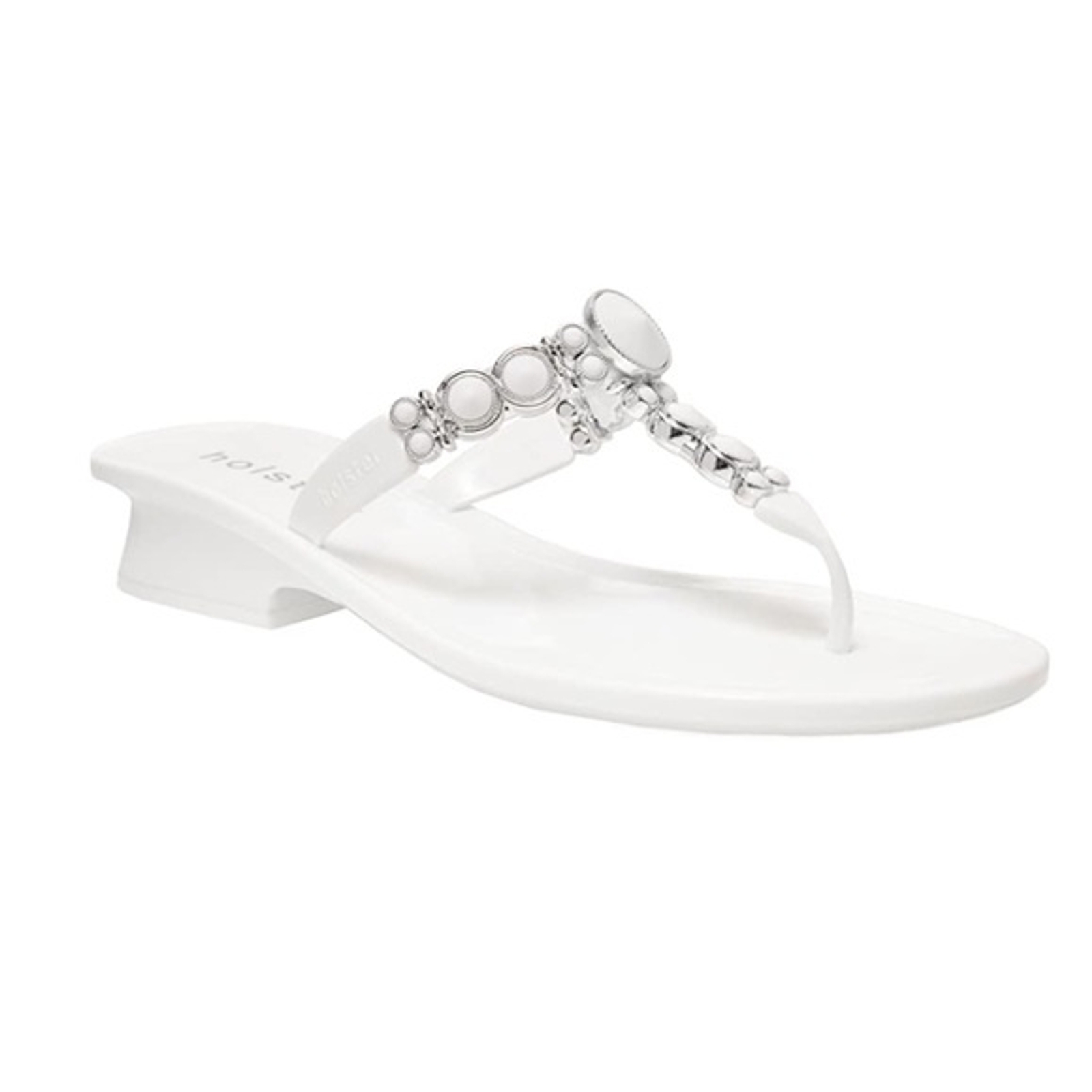 jeweled jelly sandals