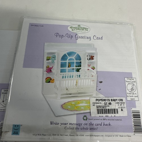 Treasures Pop-up Cards The Original 4-PACK Graduation Birthday Dog Birthday Baby - Picture 13 of 15