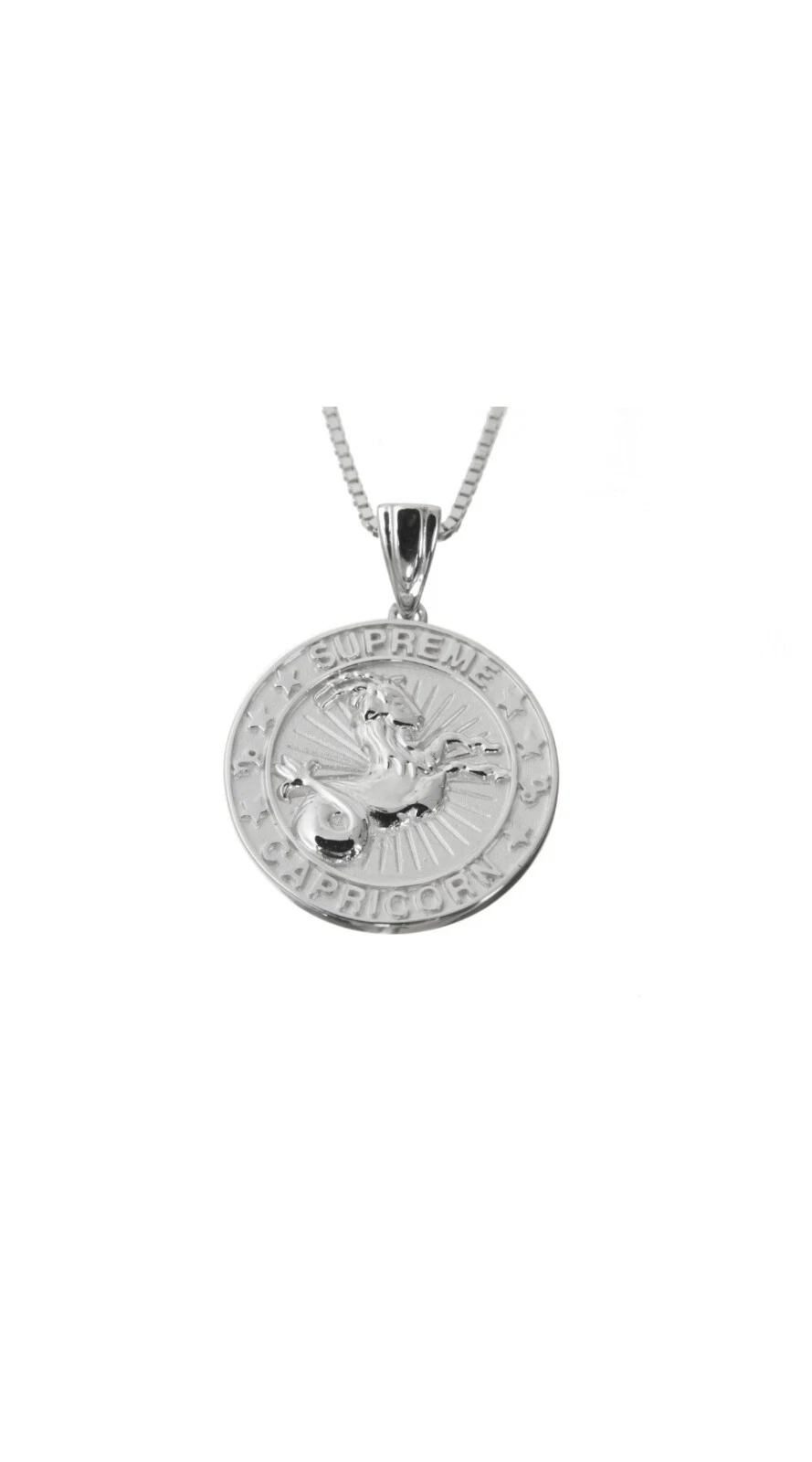 Pendentif zodiaque Capricorne Supreme Jacob&Co en argent sterling