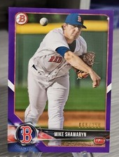 Mike Shawaryn 2018 Bowman Purple Paper /250 #101 Boston Red Sox