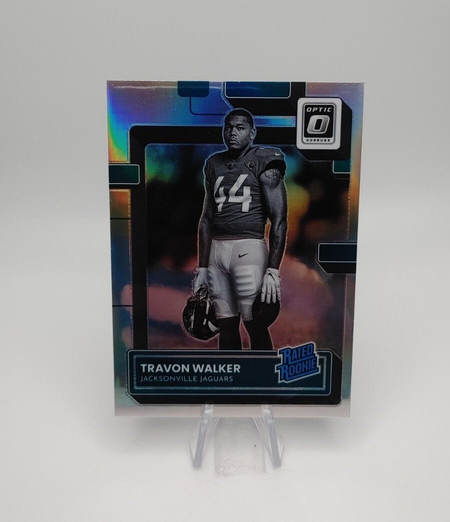 2022 Donruss Optic Travon Walker Holo Prizm Variation Rated Rookie #225 SP JAGS