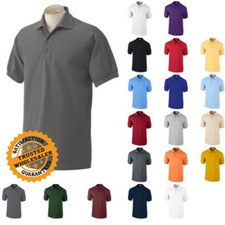 Dry Blend Mens Polo Shirt Jersey T-Shirt All Color Work Polo 3 Brands Available