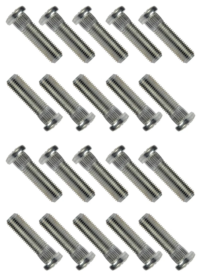 Juego de 20 tacos de rueda delantera/trasera izquierda/derecha reemplazar HONDA ACURA M12-1.50 Foto 4 de 4