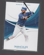 NOMAR MAZARA 2018 PANNINI IMMACULATE COLLECTION BLUE CARD #122 /10
