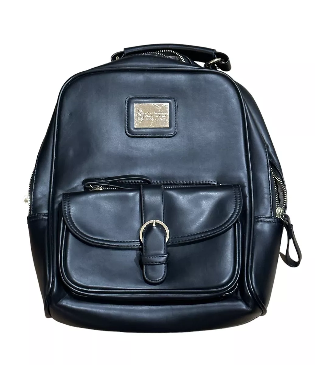 Beibaobao Faux Leather Backpack Black