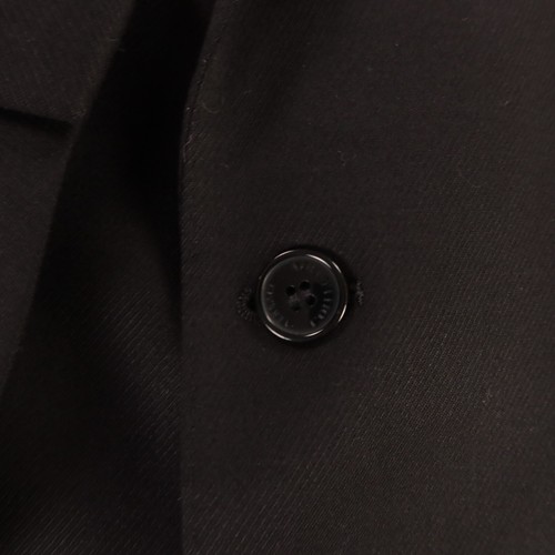 Versace Jacket XL Black Worsted Wool Serge Twill Blazer Sport Coat Nordstrom 46R - Picture 5 of 16