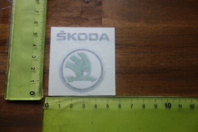 Alter Aufkleber Automobil Autohaus Werkstatt Zubehör SKODA Auto Service (F