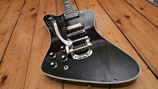 Linkshänder E-Gitarre Black Firebird mit D'Urbano Neil Young Tonabnehmern selten