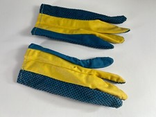 Reef Gloves Blue/Yellow Size Small Used Diving/Water Sports Gear