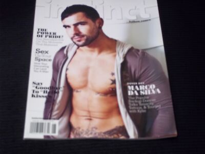 2010 JUNE INSTINCT MAGAZINE - MARCO DA SILVA FRONT COVER - H 5653