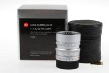 LEICA Summilux-M 50 mm f/1,4 ASPH. Argento 6 bit - Numero SN: 4107374
