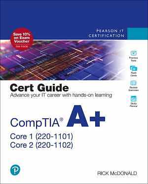 CompTIA A+ Core 1 (220-1101) and Core - Hardcover, by McDonald Rick - Very Good