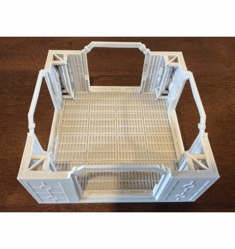 Long vent corridor - 4 way | Legion Space Hulk Imperial Assault - Picture 3 of 5