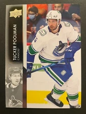 Tucker POOLMAN 2021-22 Upper Deck Extended Series Hockey #652 Vancouver Canucks