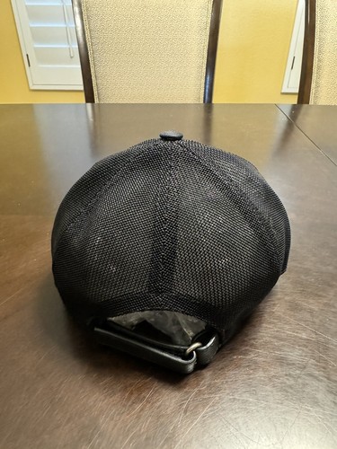 New Authentic Gucci Logo Baseball Hat Black Red Size M - Picture 5 of 15