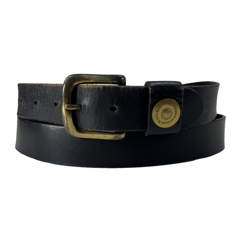 Vintage Woolrich Genuine Leather Silver Salmon Belt Women display picture 1