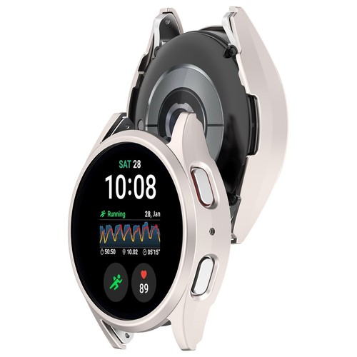 Élégant boîtier de montre connectée PC creux semi-couverture élégant pour Samsung Watch7 - Photo 15 sur 30