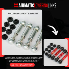 ROLLS ROYCE WRAITH LOWERING LINKS KIT CULLINAN GHOST (FULLY ADJUSTABLE) MODULE