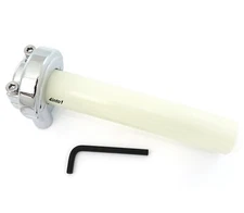 Universal Motorcycle Push Pull Throttle 7/8" Chrome Honda Yamaha Kawasaki Suzuki