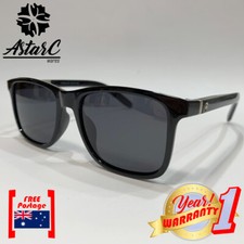Black Rectangle Acetate Polarised Sunglasses Women/Men/Unisex/TR90- AstarC Wares