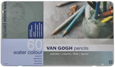 Van Gogh watercolor pencils set 60 colors T9774-0065 from JAPAN NEW