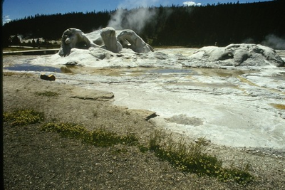 #ad #ad 1977 Slide 35mm Geyser Formations Yellowstone National Park Kodachrome Scenic US $14.99