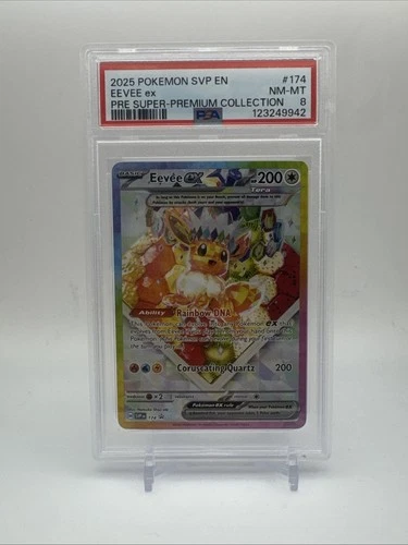 Eevee 174 - Promo Prismatic Evolutions Super Premium Collection 2025 - PSA 8