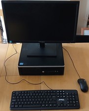Desktop computer new upgrades with monitor,keyboard,mouse and Microsoft Office
